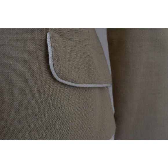 Vintage Beige 70s Crop Jacket by‎ KIVA Ltd - Picture 7 of 10